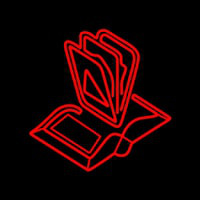 Books Logo Neon Sign