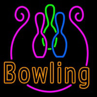 Bowling With Bowl Neon Sign