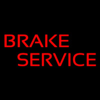 Brake Service Red Neon Sign