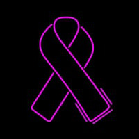 Breast Cancer Ribbon Neon Sign
