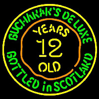 Buchanans Delu e 12 Year Old Neon Sign