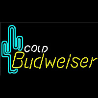 Bud Cold Cactus Beer Sign Neon Sign