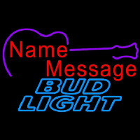 Bud Light Acoustic Guitar Beer Sign Neon Sign