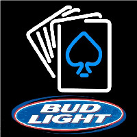 Bud Light Cards Beer Sign Neon Sign