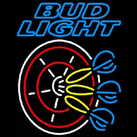 Bud Light Darts Pin Beer Sign Neon Sign