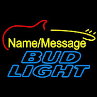 Bud Light Electric Guitar Beer Sign Neon Sign