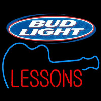Bud Light Guitar Lessons Beer Sign Neon Sign