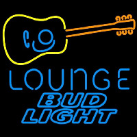 Bud Light Guitar Lounge Beer Sign Neon Sign