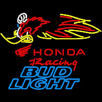 Bud Light Honda Racing Woody Woodpecker Crf 250450 Beer Sign Neon Sign