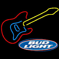 Bud Light Logob Guitar Beer Sign Neon Sign
