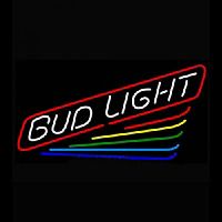 Bud Light Rainbow Beer Light Neon Sign