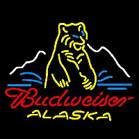 Budweiser Alaska Polar Bear Beer Sign Neon Sign