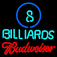 Budweiser Ball Billiards Pool Beer Sign Neon Sign