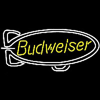 Budweiser Blimp Beer Sign Neon Sign