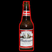 Budweiser Bottle Beer Sign Neon Sign