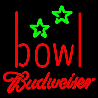 Budweiser Bowling Alley Beer Sign Neon Sign
