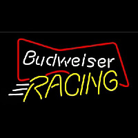Budweiser Bowtie Racing Neon Sign