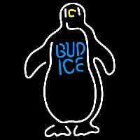 Budweiser Bud Ice Penguin Beer Sign Neon Sign