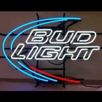 Budweiser Bud Light Beer Bar Handcrafted Neon Sign
