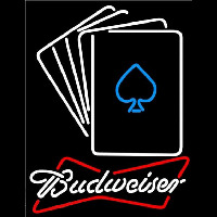 Budweiser Cards Beer Sign Neon Sign