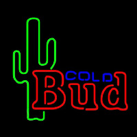 Budweiser Cold Cactus Beer Sign Neon Sign