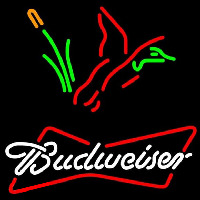 Budweiser Collectible Duck Hunting Beer Sign Neon Sign