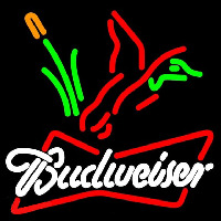 Budweiser Collectible Duck Hunting Beer Sign Neon Sign