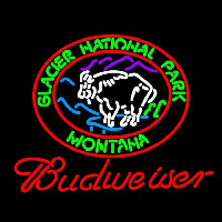 Budweiser Glacier National Park Montana Beer Sign Neon Sign