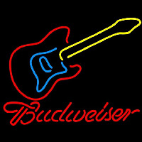 Budweiser Guitar Beer Sign Neon Sign