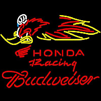 Budweiser Honda Racing Woody Woodpecker Crf 250450 Beer Sign Neon Sign