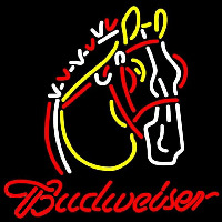 Budweiser Logo Horse Beer Sign Neon Sign
