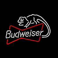 Budweiser Louie Lizard Bowtie Beer Sign Neon Sign