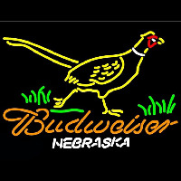 Budweiser Nebraska Pheasant Beer Sign Neon Sign