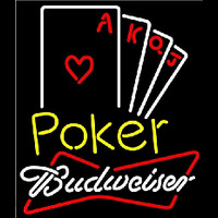 Budweiser Poker Ace Series Beer Sign Neon Sign