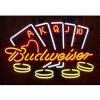 Budweiser Poker Neon Sign