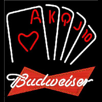 Budweiser Poker Series Beer Sign Neon Sign