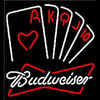 Budweiser Poker Series Beer Sign Neon Sign