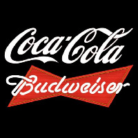 Budweiser Red Coca Cola White Beer Sign Neon Sign