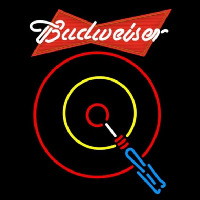 Budweiser Red Darts Beer Sign Neon Sign