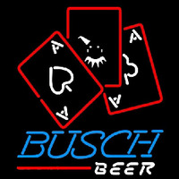 Busch Ace And Poker Beer Sign Neon Sign
