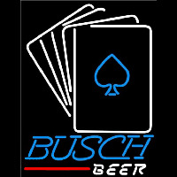 Busch Cards Beer Sign Neon Sign