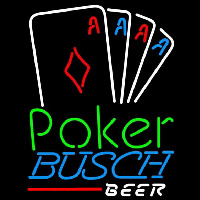 Busch Poker Tournament Beer Sign Neon Sign
