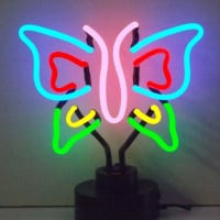 Butterfly Desktop Neon Sign