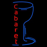 Cabaret With Wine Glass Neon Sign