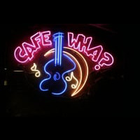 Cafe WHA musica guitarra Neon Sign