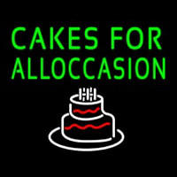 Cakes For All Occasion Neon Sign
