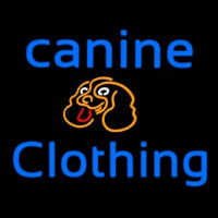 Canine Clothing Neon Sign