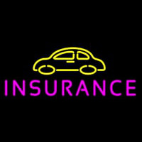 Car Logo Auto Insurance Logo Neon Sign