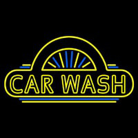 Car Wash Logo Neon Sign