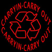 Carry In Carry Out Neon Sign